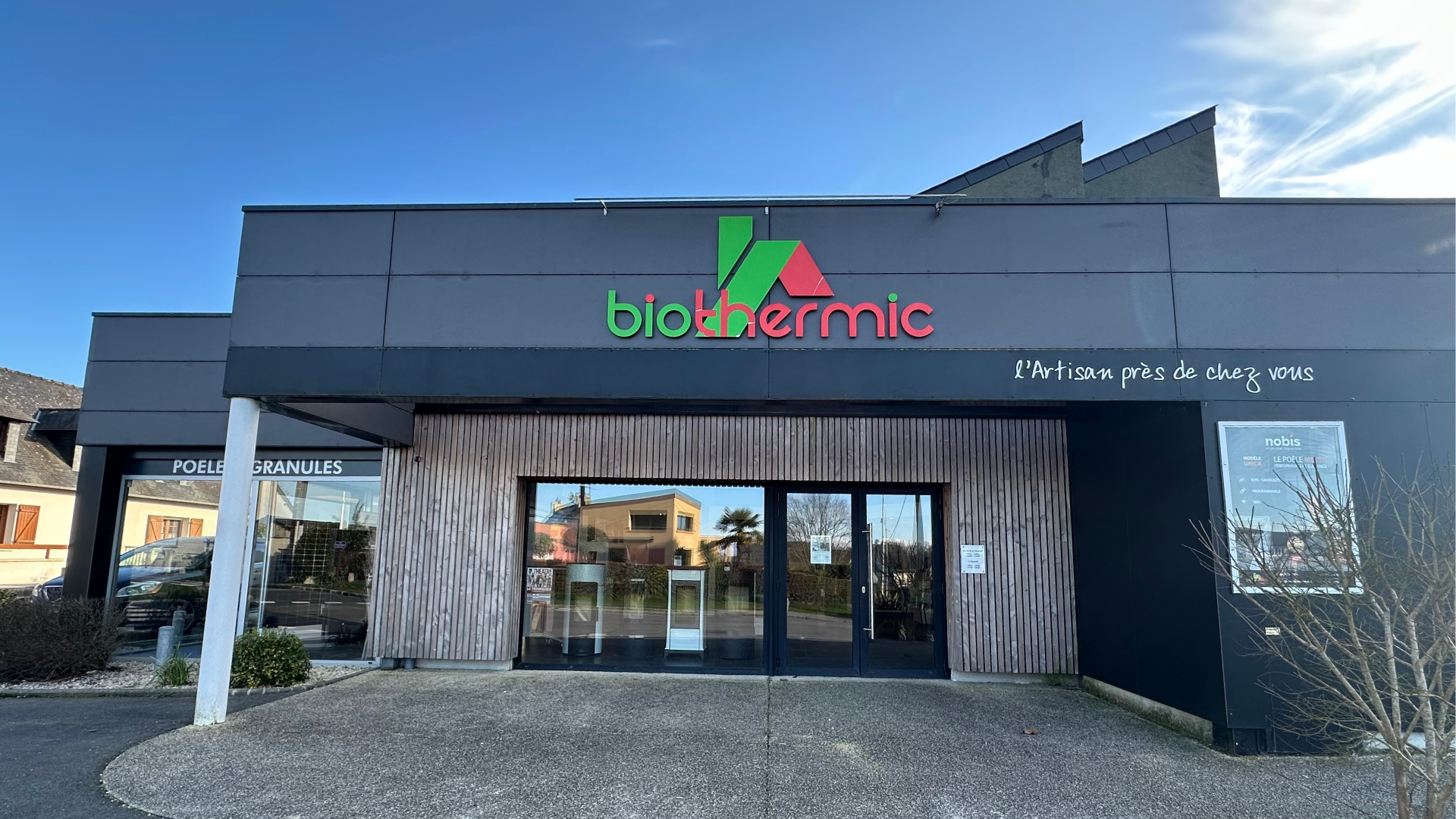 Showroom Biothermic de Saint-Aubin-du-Cormier